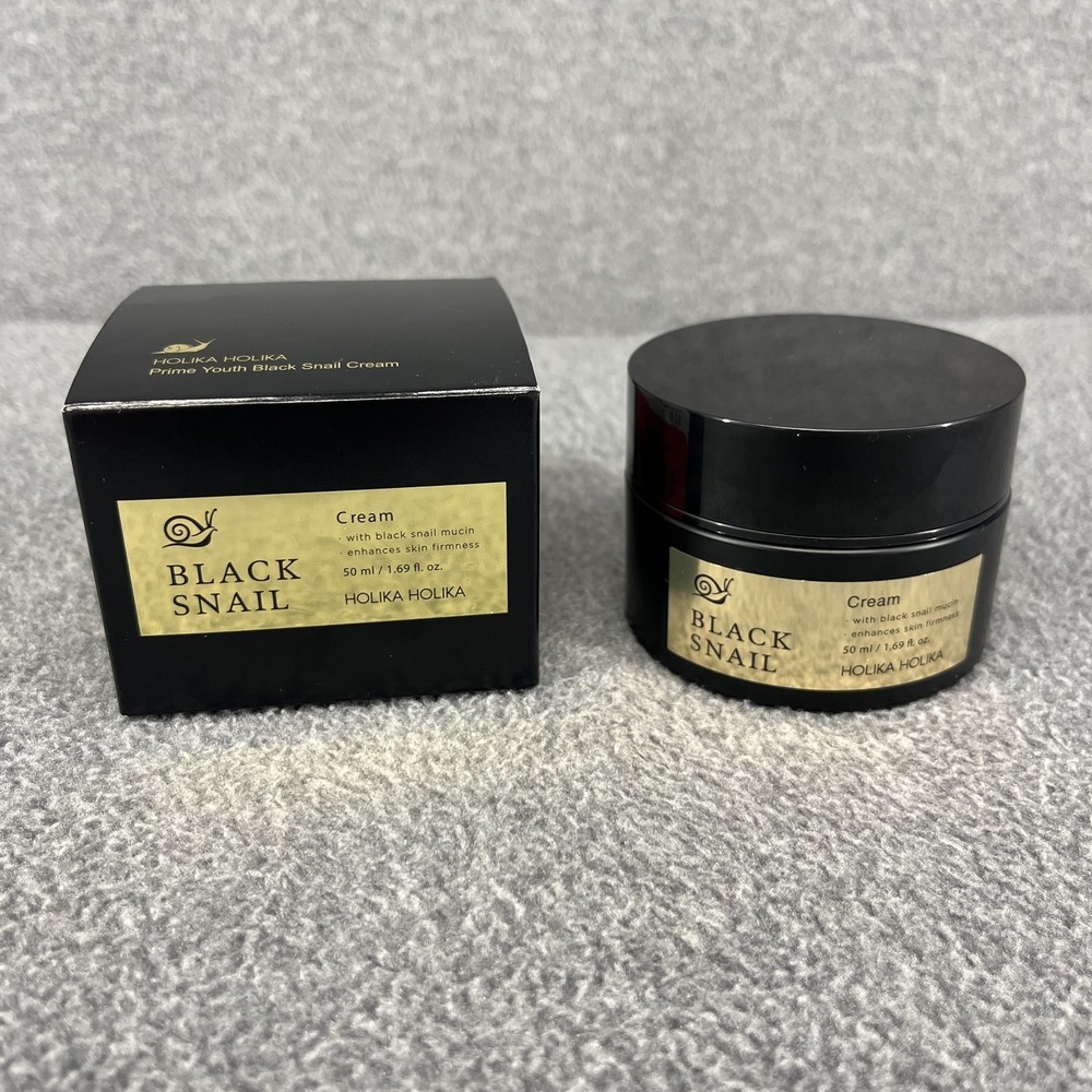 Holika Holika Prime Youth Black Snail Mucin Cream 1.69 oz for Glowing Wrinkles